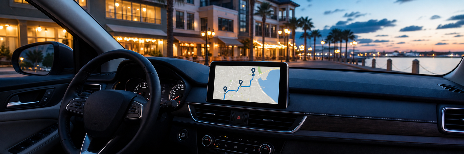 Comfortable reserved transportation with multi-stop navigation
